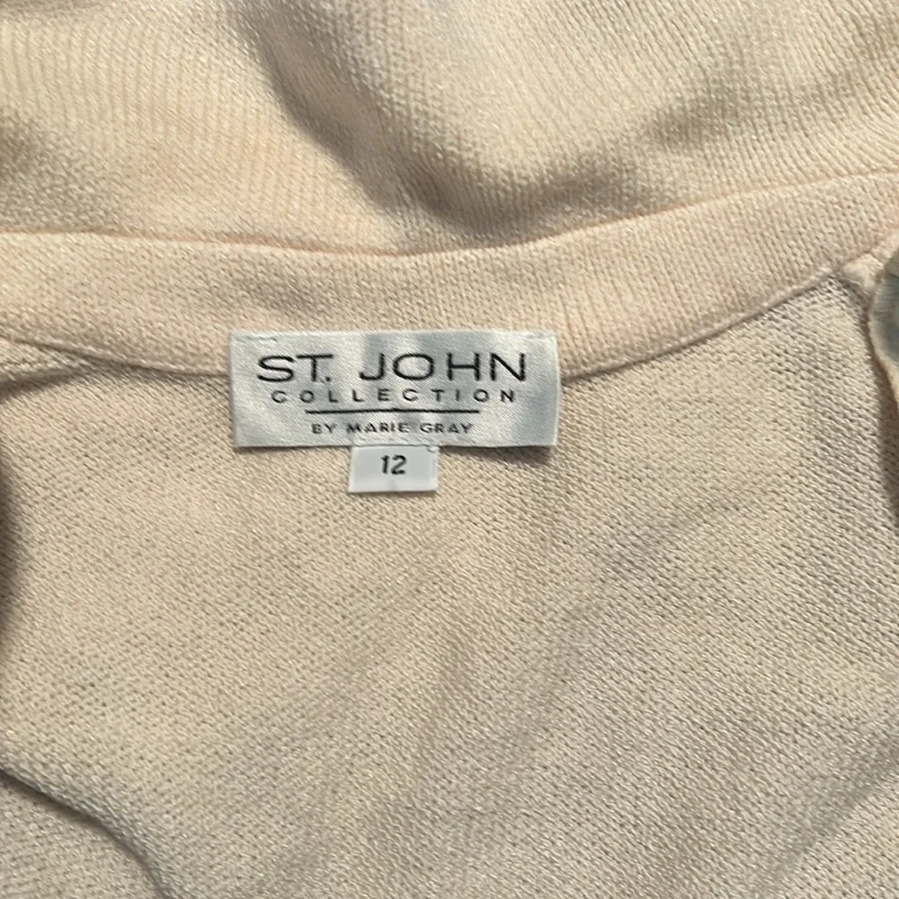 St. John tan and black jacket size 12 - Picture 4 of 5